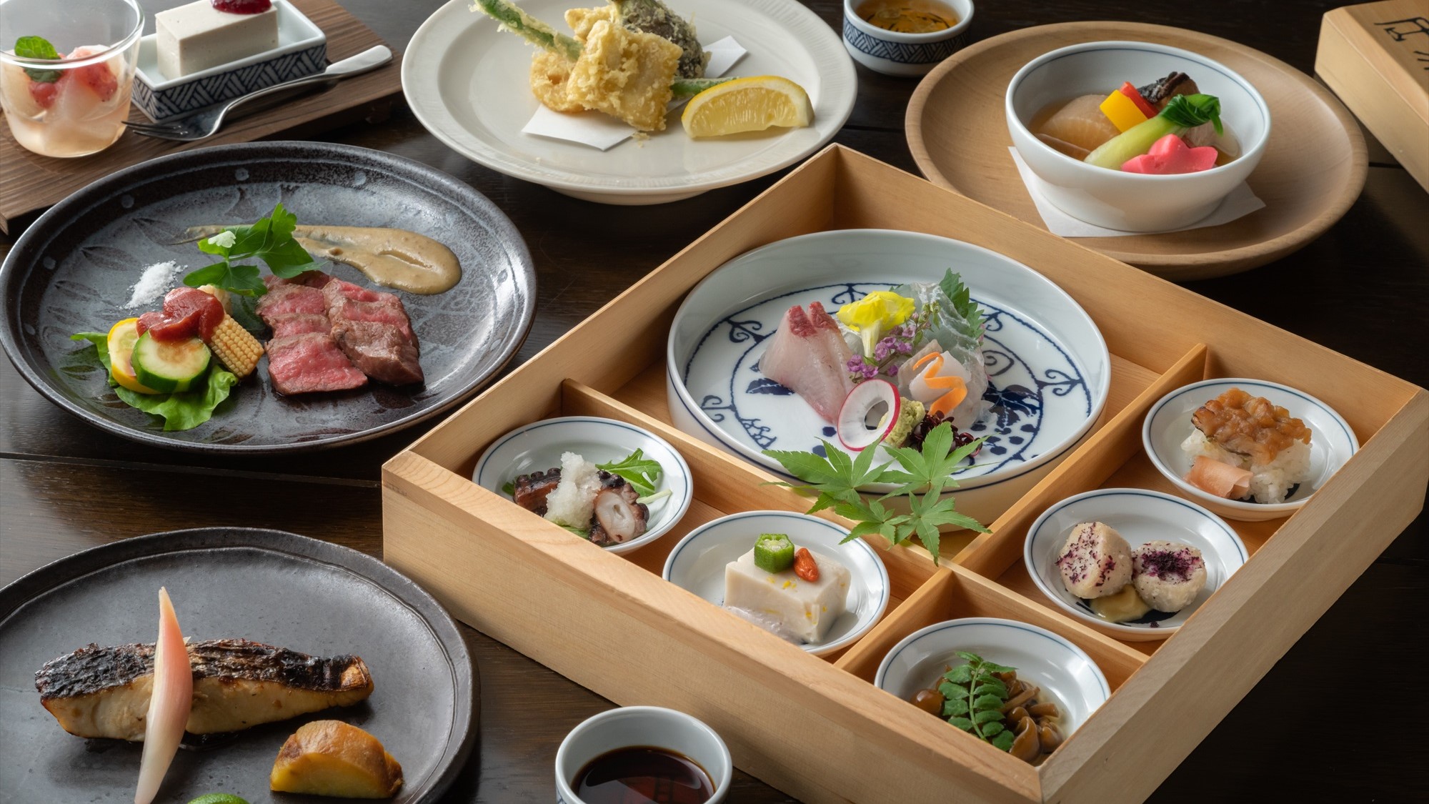 地元の食材を活かした、美味しいお料理